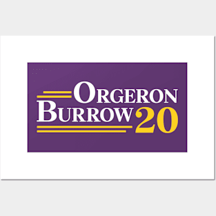 Orgeron Burrow 2020 Posters and Art